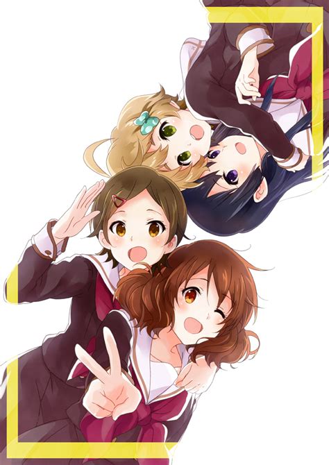 Oumae Kumiko Kousaka Reina Kawashima Sapphire And Katou Hazuki Hibike Euphonium Drawn By