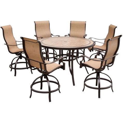 Bar Height Seats 6 People Patio Dining Sets Patio Dining