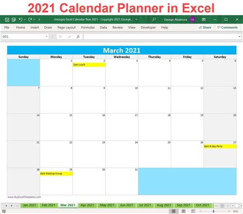 Printable Editable Calendar 2021 Free Letter Templates