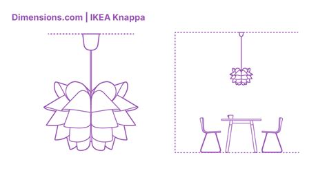 Ikea Knappa Pendant Lamp Dimensions And Drawings