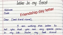 Friendship Letters