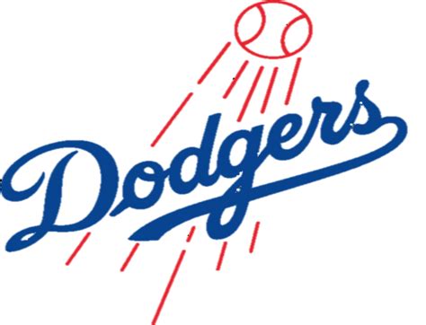 La Dodgers Logo Drawing Free Image Download