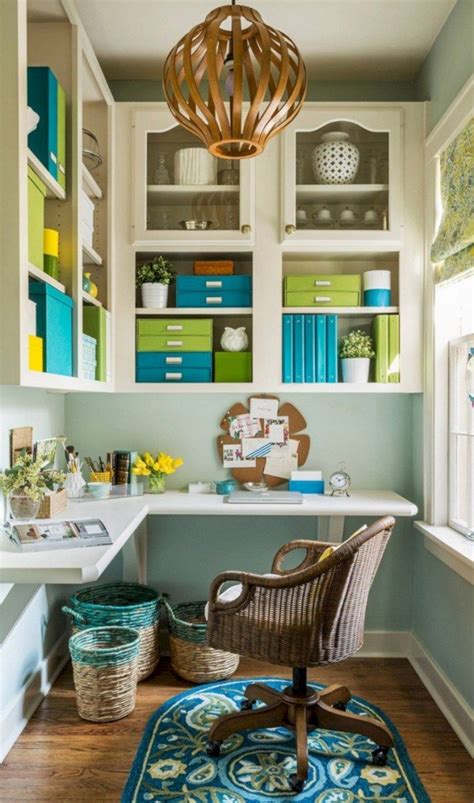 Cool And Creative Small Home Office Ideas 48 Green Home Offices