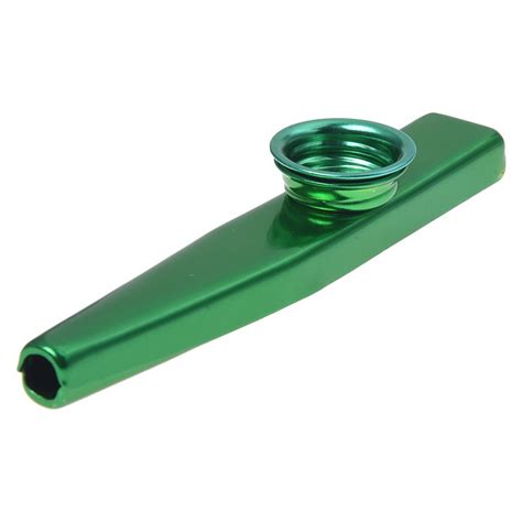 8x Aluminum Alloy Kazoo Con Membrane Green Grandado