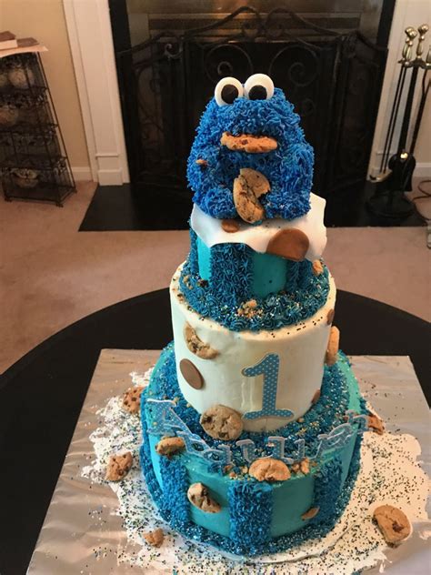 Cookie Monster Cakes Photos Cantik