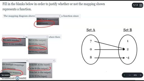 Function And Relation Mapping Diagrams YouTube