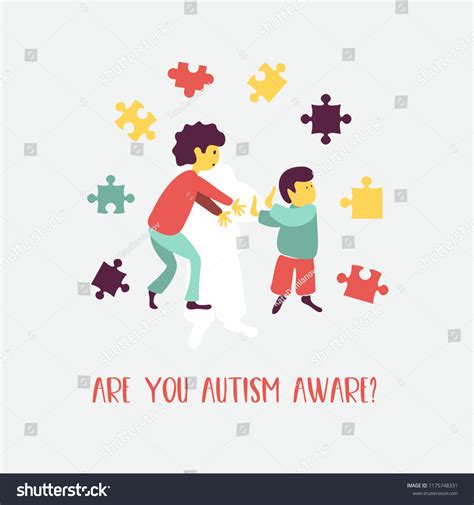 Autism Early Signs Of Autism Syndrome In Royalty Free Stock Vector