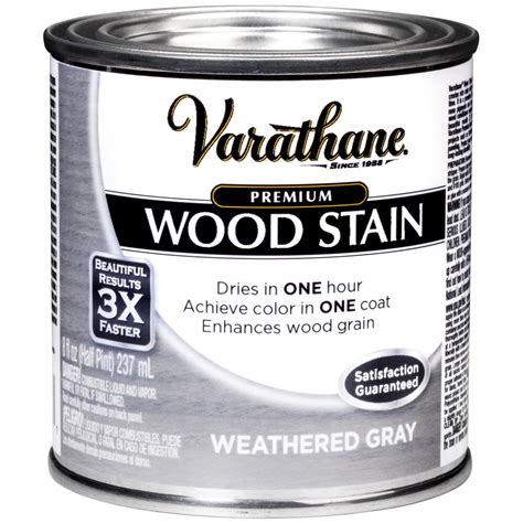 Varathane 8 Oz Weathered Gray Premium Fast Dry Interior Wood Stain