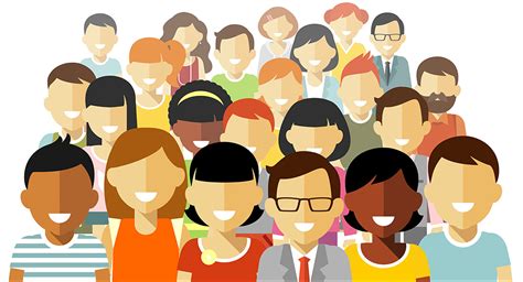 Community Transparent Clipart Bunch Of People Cartoon Cliparts Images