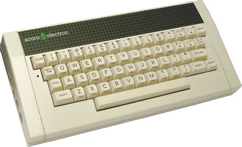 And like many computers of the era, it had the keyboard built into the chassis instead of external. Acorn Electron | FPGAArcade