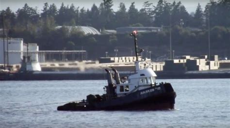 Crew Safe After 18 Metre Tug Sinks Off Vancouver Coast Ctv News