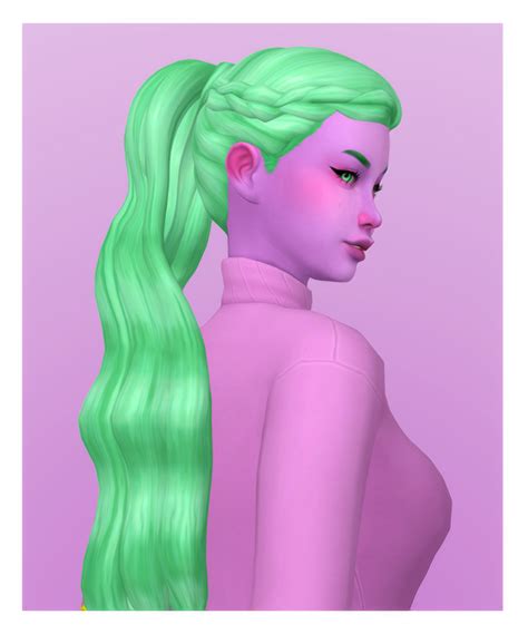 💎lovely Magic💎passion Flower Sims Hair Sims 4 Sims Cc