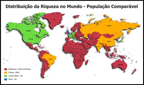 Distribuição Da Riqueza No Brasil E No Mundo O Iceberg