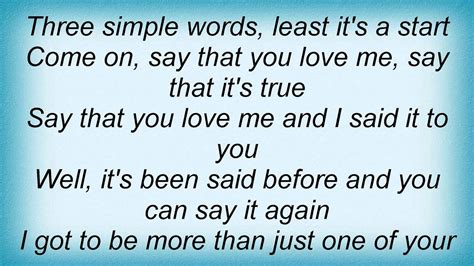 Loudon Wainwright Iii - Say That You Love Me Lyrics Chords - Chordify