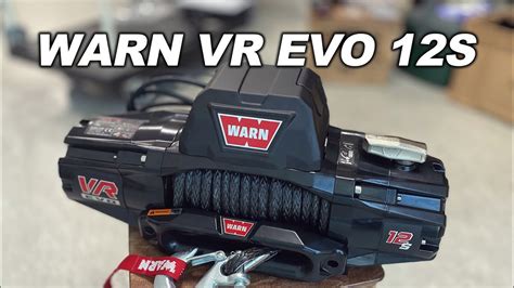 Warn Vr Evo 12 S 윈치 언박싱 Youtube