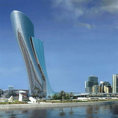 Capital Gate Building The Leaning Tower Of Abu Dhabi Amusing Planet