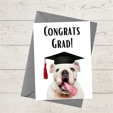 Congrats Grad Congratulations Printable Cards Card Stock Etsy Shop
