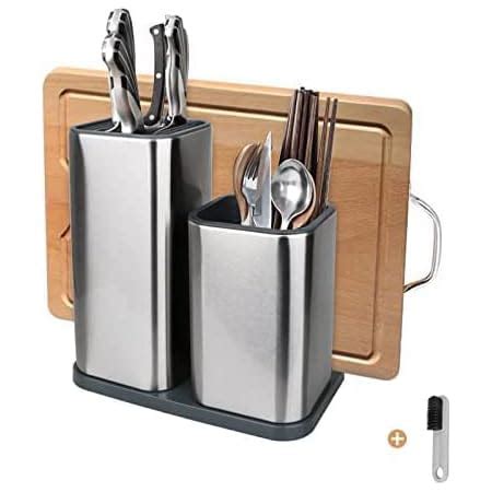 Amazon Stainless Steel Universal Knife Holder Block Yimerlen