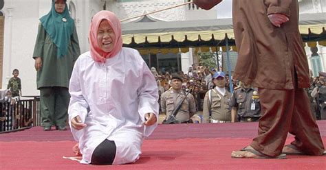 indonesian woman beaten in sharia justice video until she passes out metro news