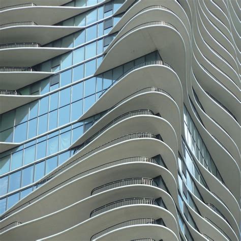 Chicago Aqua Tower Abstract Architect Jeanne Gang A Photo On