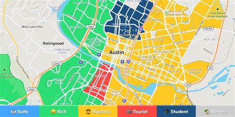 Map Of Downtown Austin Texas United States Map