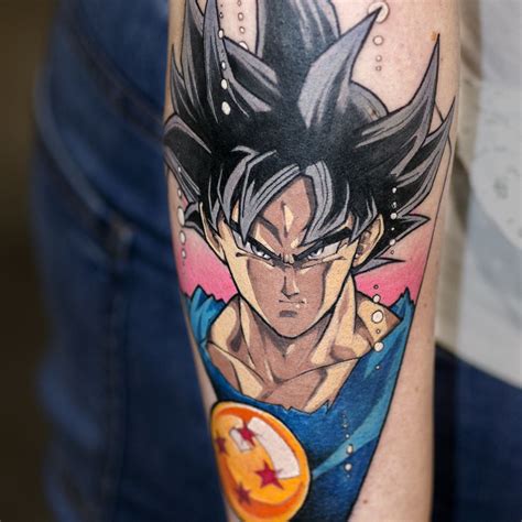 Goku Ultra Instict Tätowierungen Tattoo Ideen Projekte