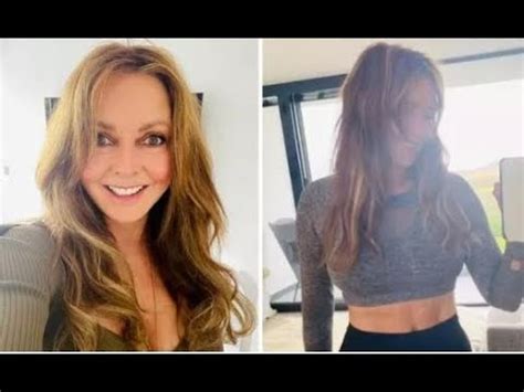 Carol Vorderman Countdown Icon Exposes Toned Midriff S She Lounges In Scruffs Youtube