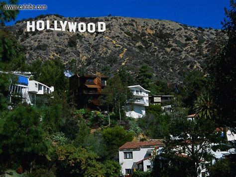 Hollywood Hills Wallpaper Wallpapersafari