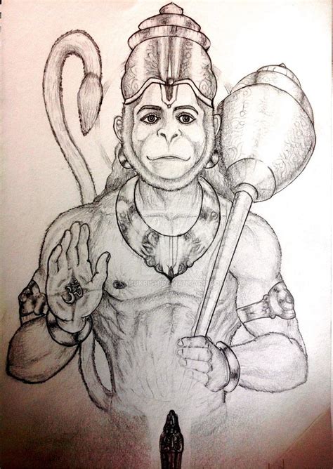 Hanuman Sketch At Explore Collection Of Hanuman Sketch