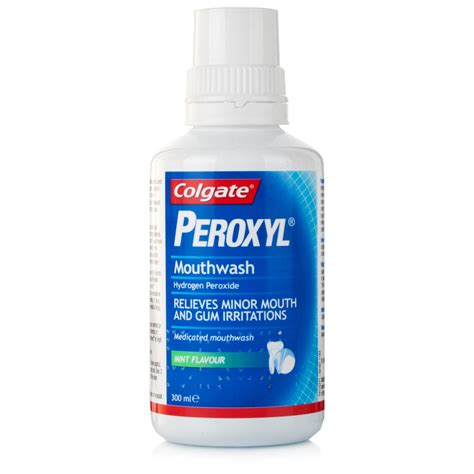 Colgate Peroxyl Oral Rinse 300ml Mouthwash Chemist Direct