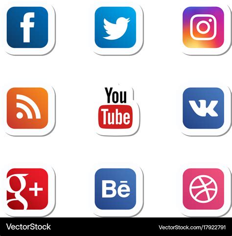 Social Media Icons Royalty Free Acafaith