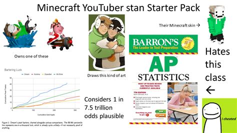 Minecraft Youtuber Stan Starter Pack Rstarterpacks