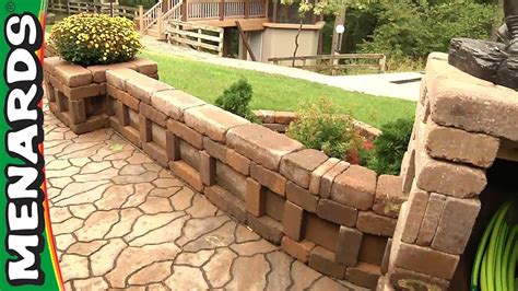Versatile® tumbled thin brick is real clay thin brick that install like ceramic tile. Curved Wall Planter - How To Build - Menards - YouTube