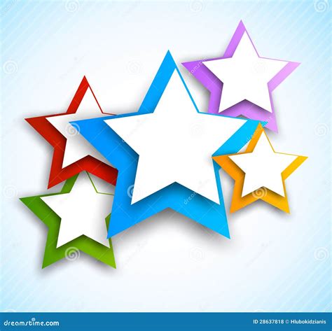 Abstract Background With Stars Stock Vector Illustration Of