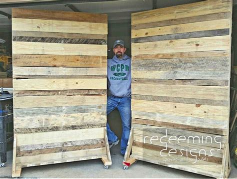 “two More Rolling Pallet Walls Ready To Roll Out These Are Heading To