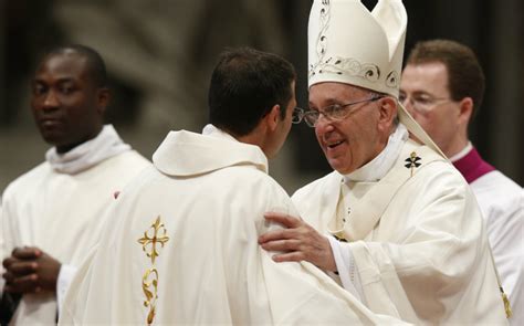 Pope Francis Discusses Married Priests Women Deacons With German