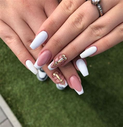 White Nail Art Designs For Short Medium And Long Nails K4 Fashion