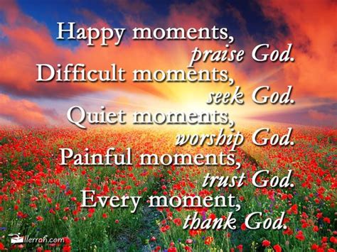 In Happy Moments Praise God Spiritual Inspirational Pinterest