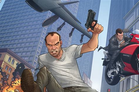 2560x1700 Gta 5 Trevor And Michael Fan Art 4k Chromebook Pixel Hd 4k Wallpapers Images