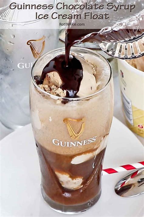 Guinness Chocolate Syrup Ice Cream Float In 2021 Ice Cream Floats