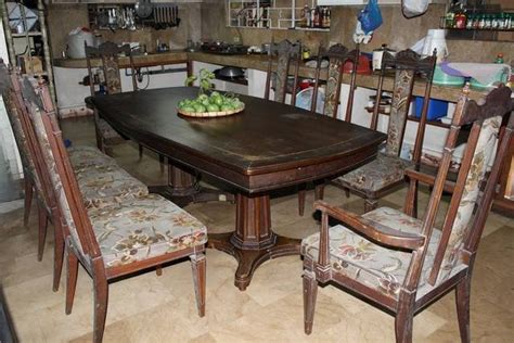 Queens arts and trends offers wide range if fabrics and leatherette. ANTIQUE NARRA DINING SET FOR 8 FOR SALE from Manila ...