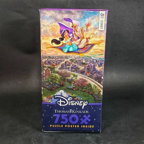 Ceaco Thomas Kinkade Puzzle Disney Aladdin 750 Pcsspecial Edition W