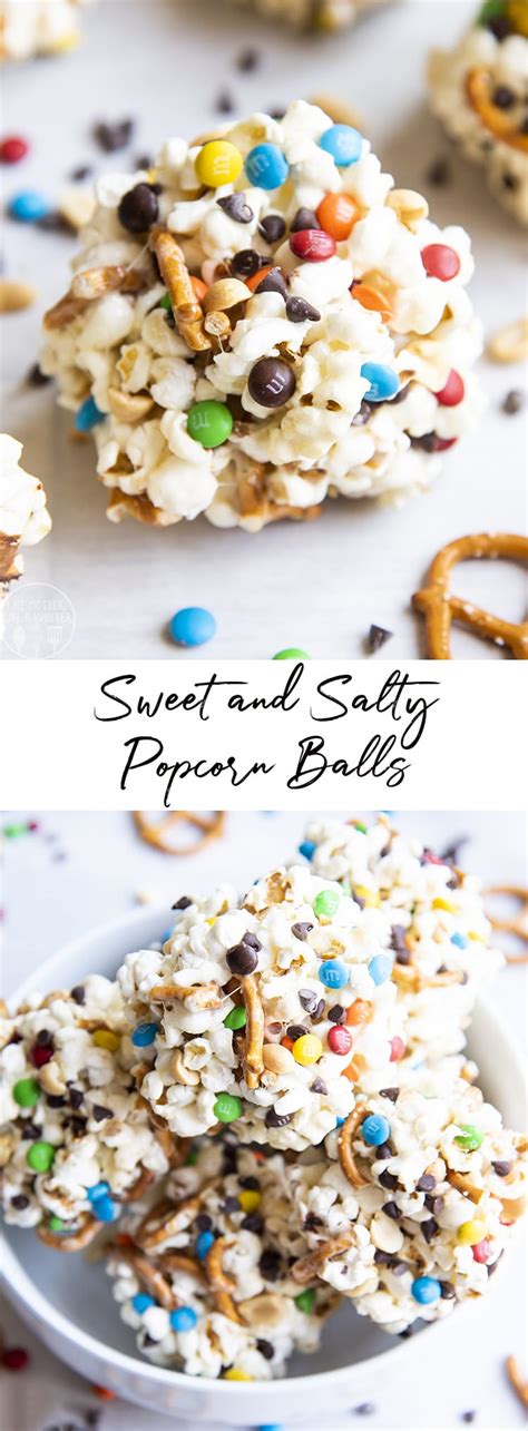 Sweet And Salty Popcorn Balls Like Mother Like Daughter