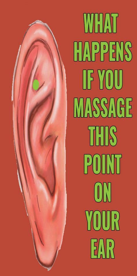 The Acupressure Point On Your Ear That Relieves Stress Like No Other Facial For Dry Skin How