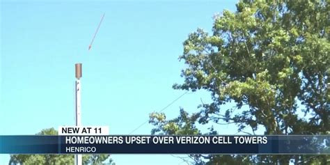Homeowners Upset Over Verizon Cell Towers