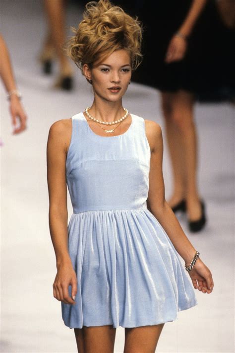 Poisonedsequin Kate Moss Chanel Spring 1996 Outfit Models
