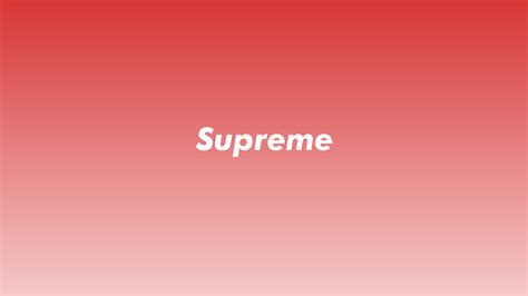 Supreme Logo Light Red Shades Background Hd Supreme Wallpapers Hd