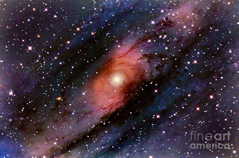 Andromeda Spiral Galaxy With Central Photograph By John Chumack Fine