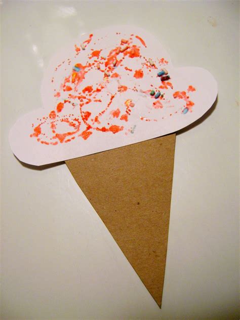 Ice Cream Paper Craft Preschool Crafts For Kids