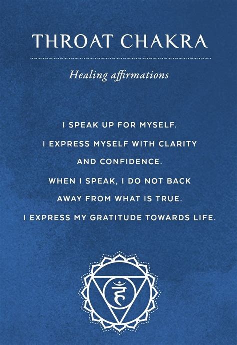 What Is The Throat Chakra Responsible For How To Unblock Healing Affirmations Chakra